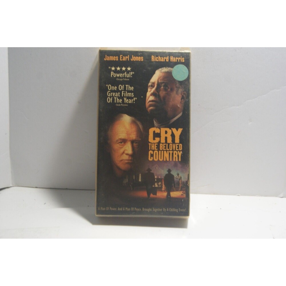 Cry, the Beloved Country (VHS, 1996) James Earl Jones Richard Harris Clear Case